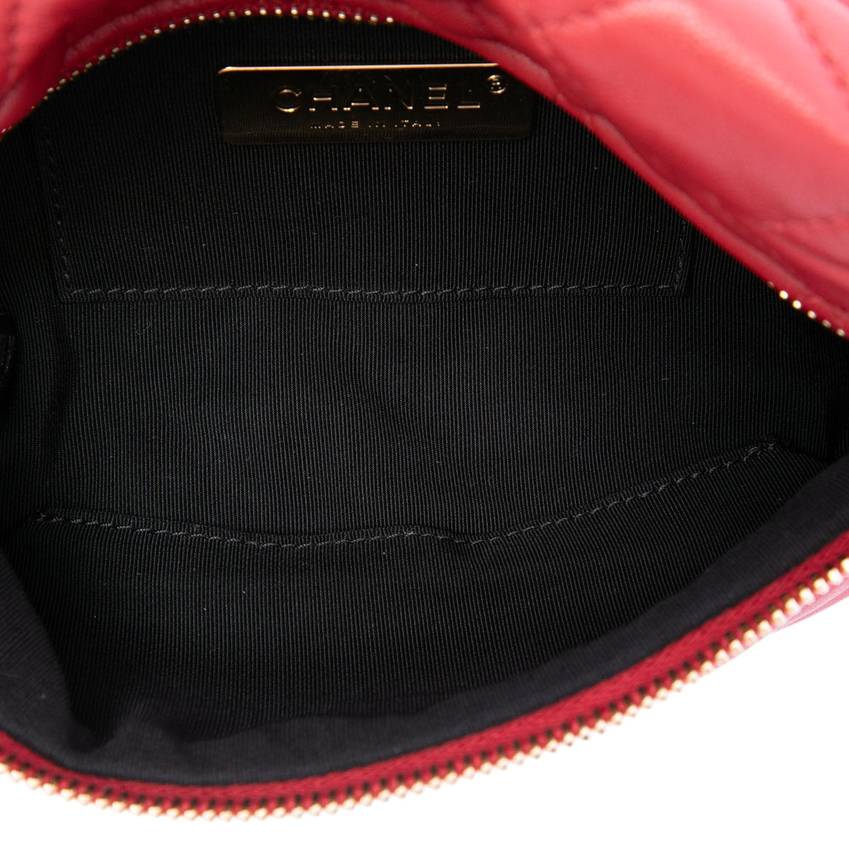 Chanel CC Quilted Lambskin Belt Bag