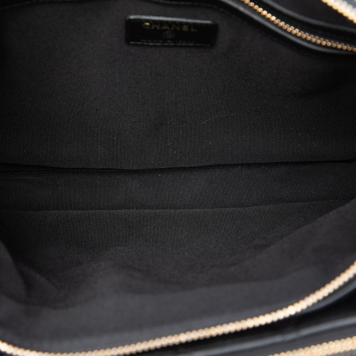 Chanel CC Quilted Lambskin Double Zip Crossbody