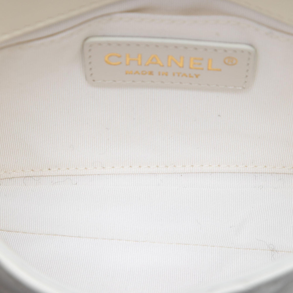 Chanel CC Quilted Lambskin Side Packs Flap