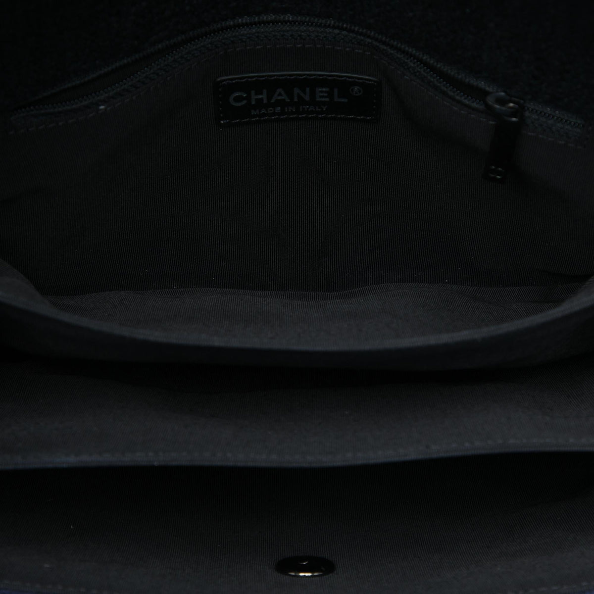 Chanel CC Quilted Tweed Accordion Flap