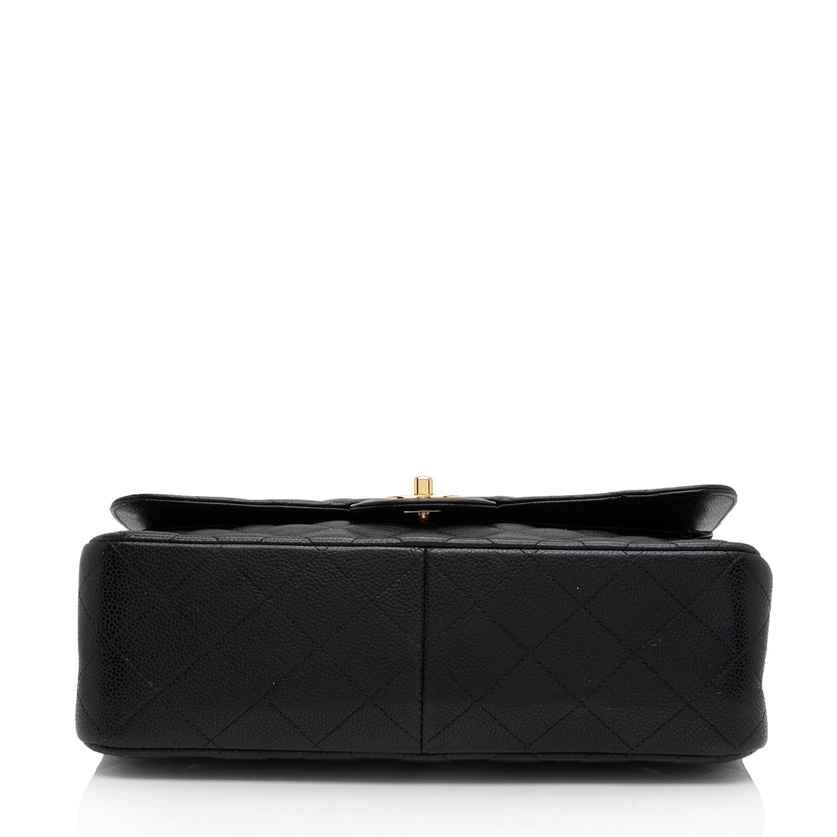 Chanel Caviar Leather Classic Jumbo Double Flap Bag (SHF-xAxzXd)