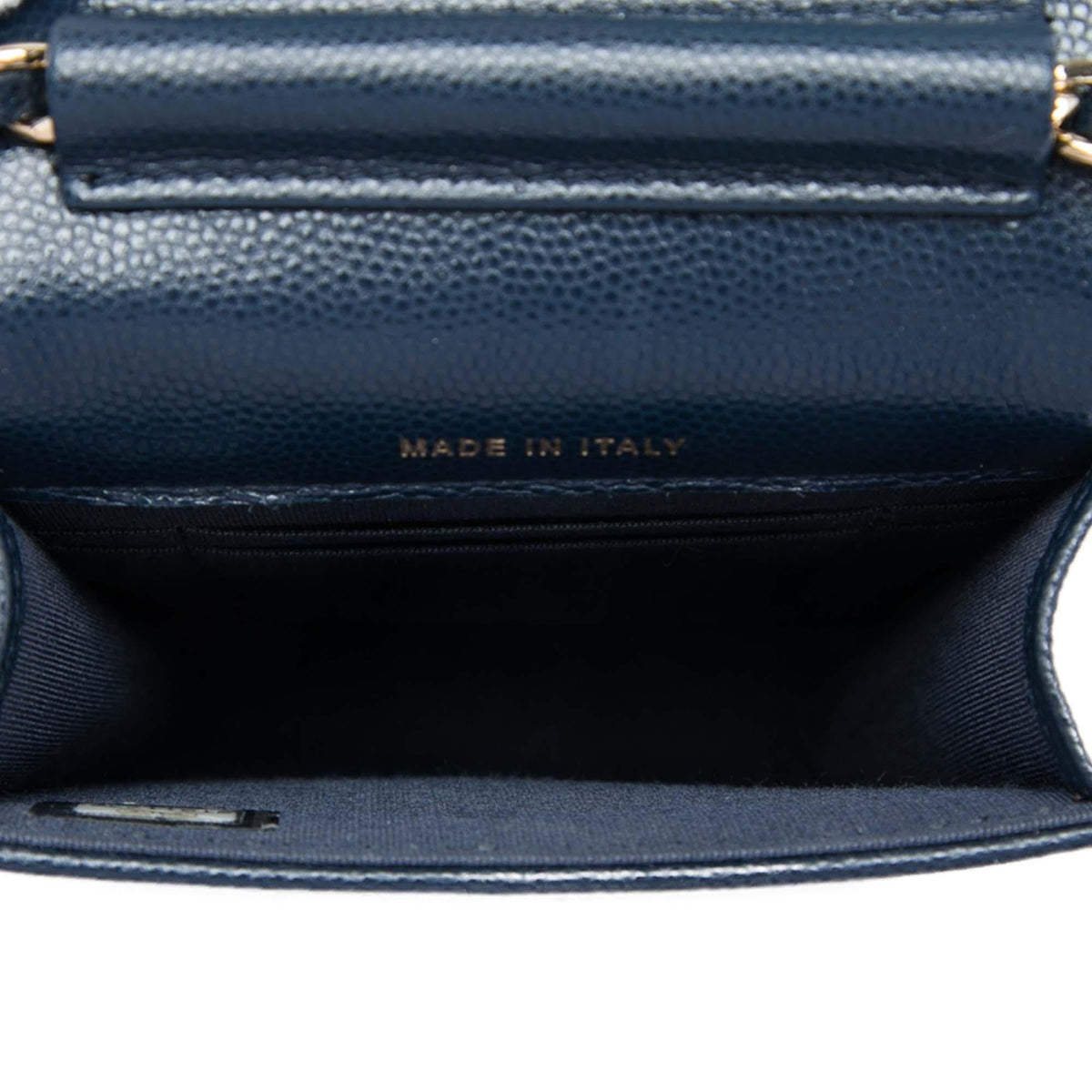 Chanel Caviar Thread Around Phone Holder with Chain