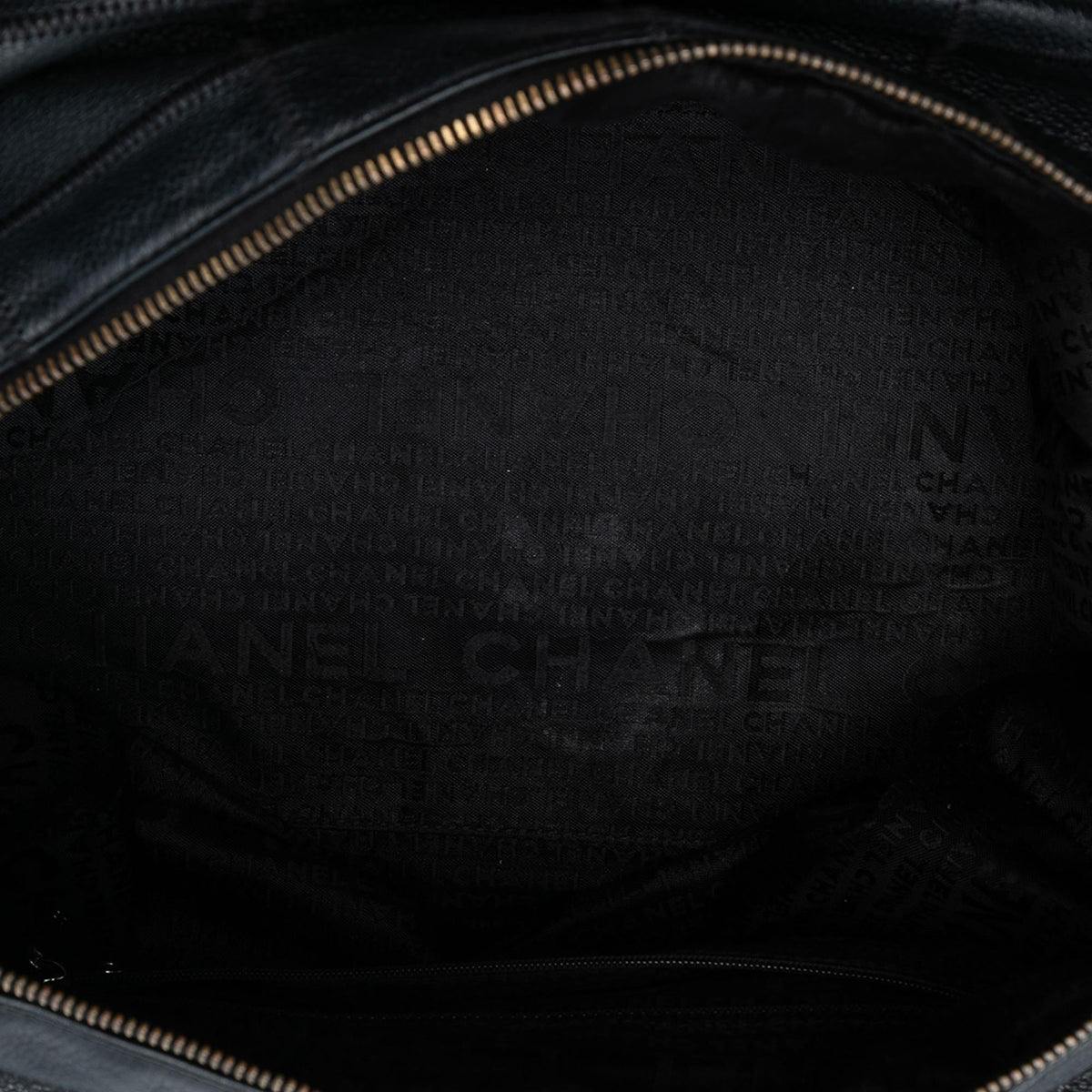 Chanel Choco Bar Caviar LAX Bowler Bag