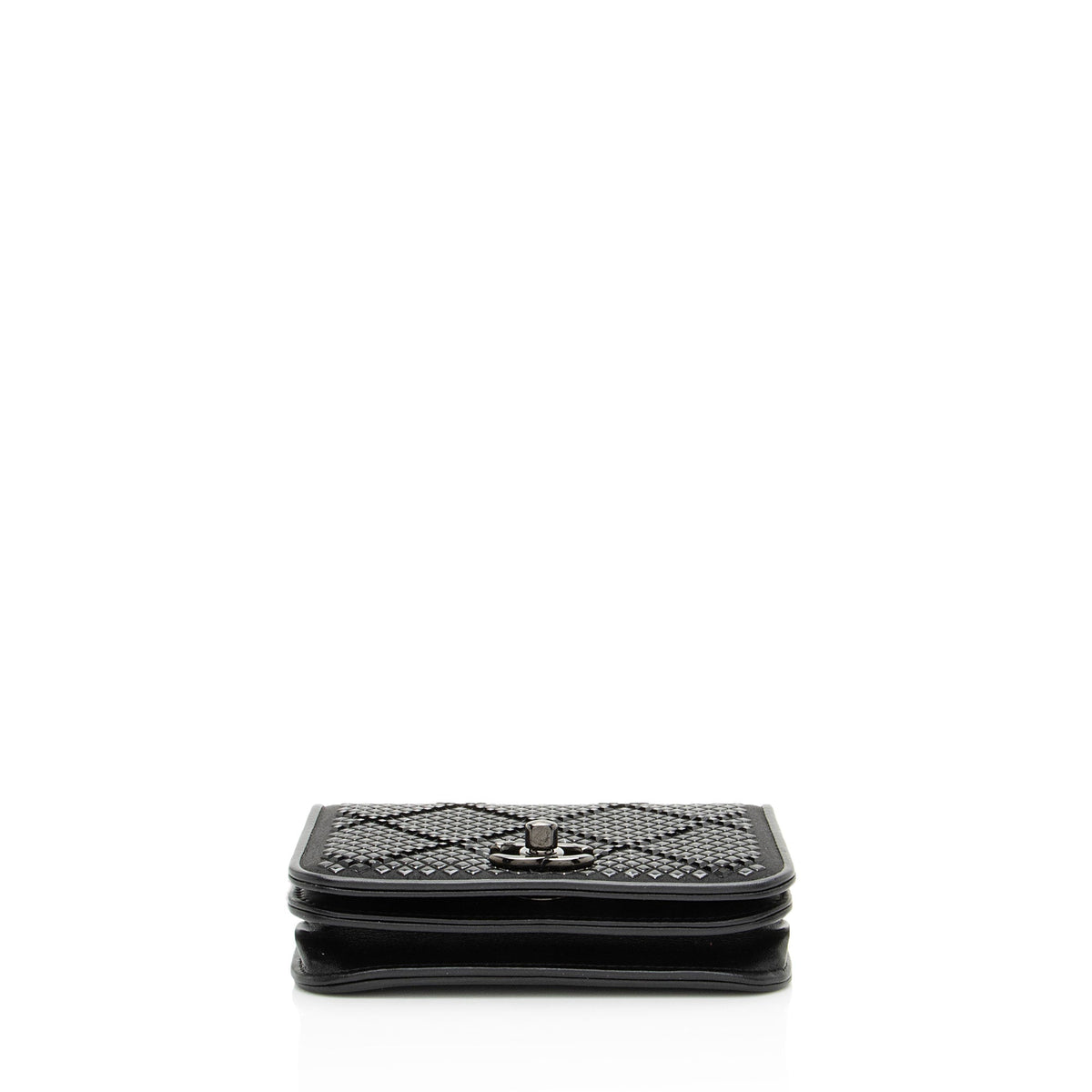 Chanel Crystal Satin Mini Chain Crossbody