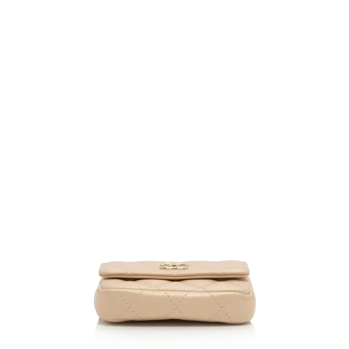 Chanel Iridescent Caviar Leather Pearl On Top Crossbody
