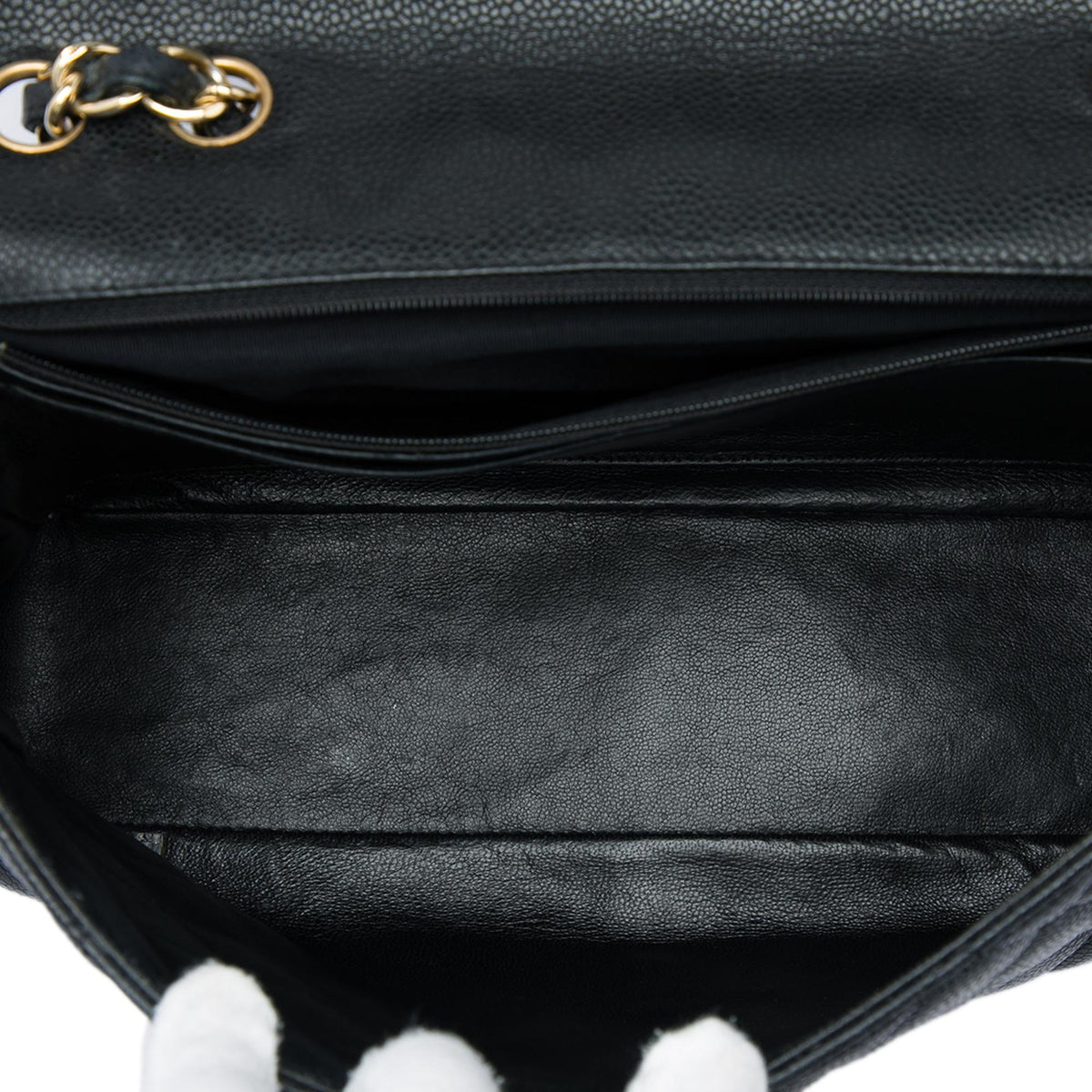 Chanel Jumbo Classic Caviar Single Flap