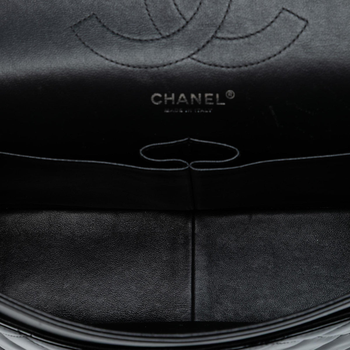 Chanel Jumbo Classic Patent Double Flap