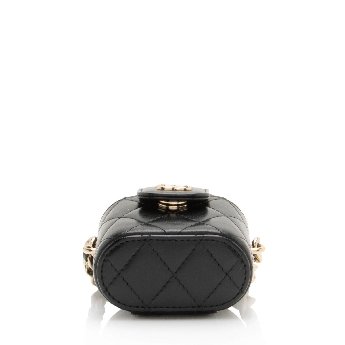 Chanel Lambskin Resin Elegant Chain Vanity Case