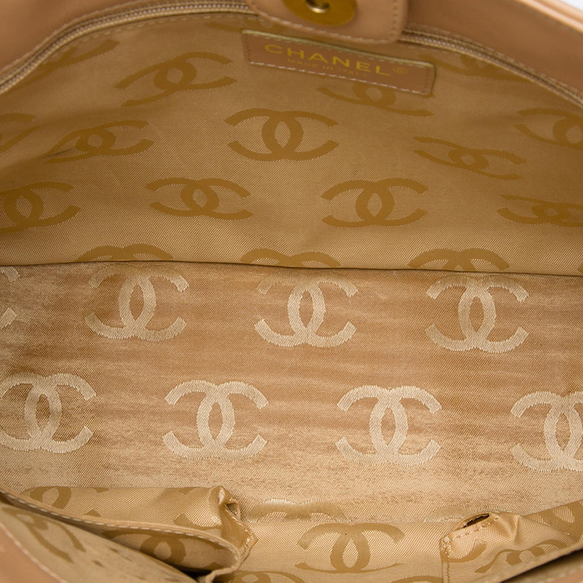 Chanel Lambskin Triple CC Tote