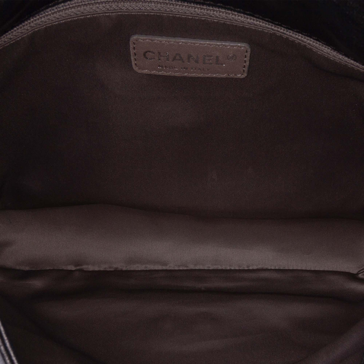 Chanel Lambskin and Patent Patchwork Brooklyn Flap