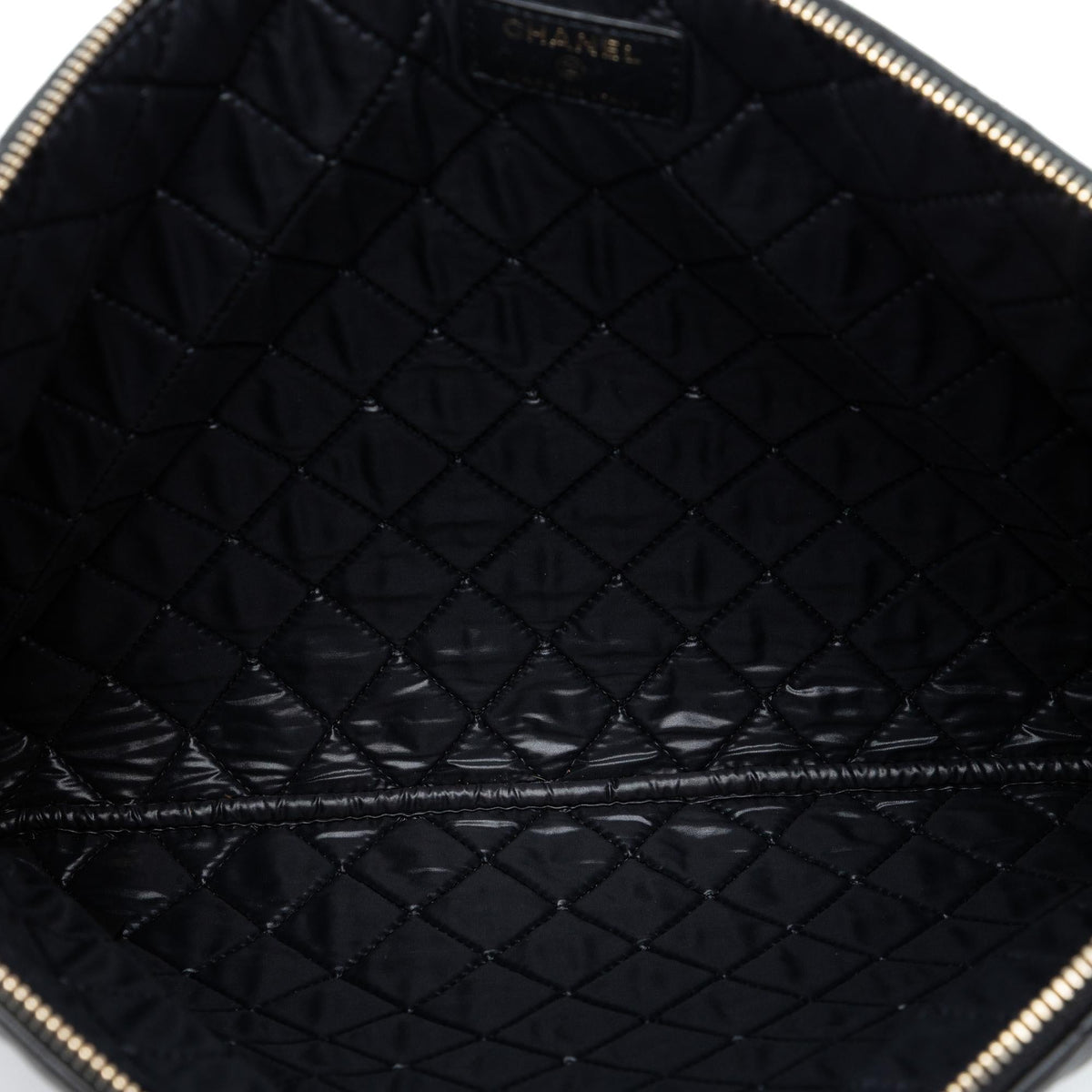 Chanel Large Quilted Lambskin Casino Charms O Case Clutch
