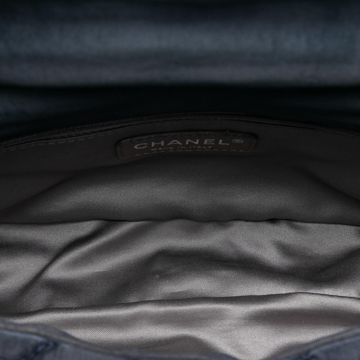 Chanel Medium CC Quilted Satin Single Flap