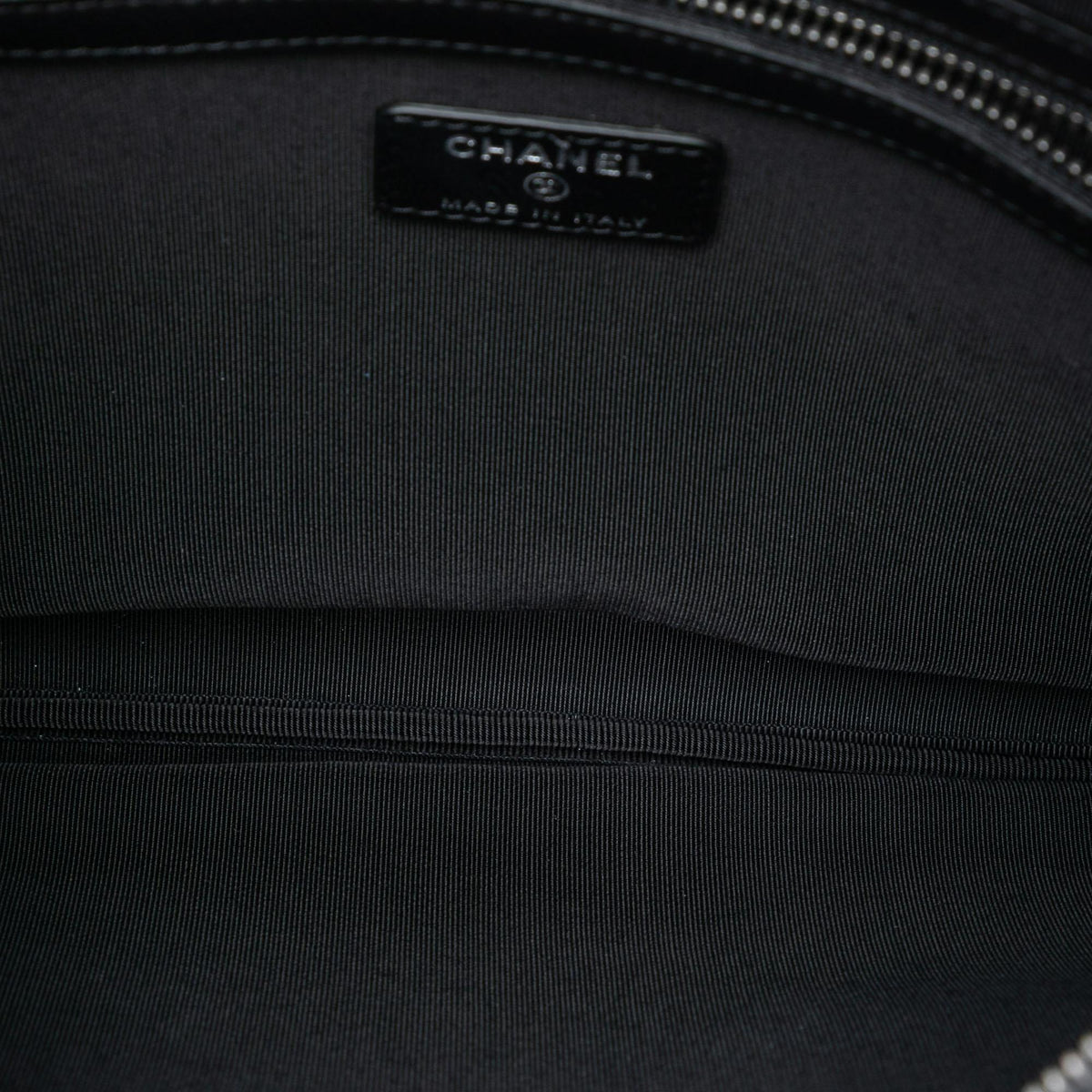 Chanel Medium Canvas La Pausa Zip O Case Clutch