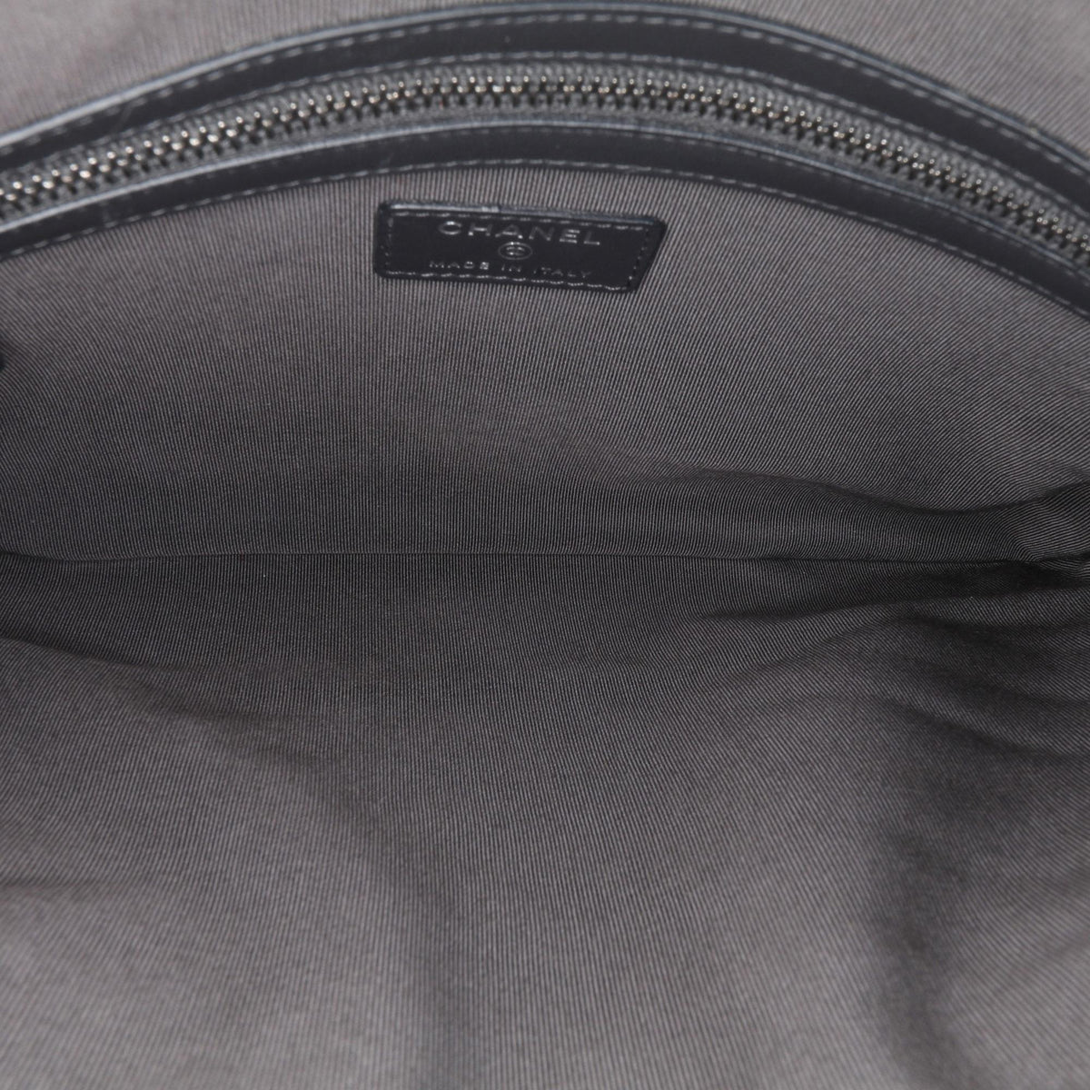 Chanel Medium Chevron Aged Calfskin Gabrielle Cosmetic Clutch