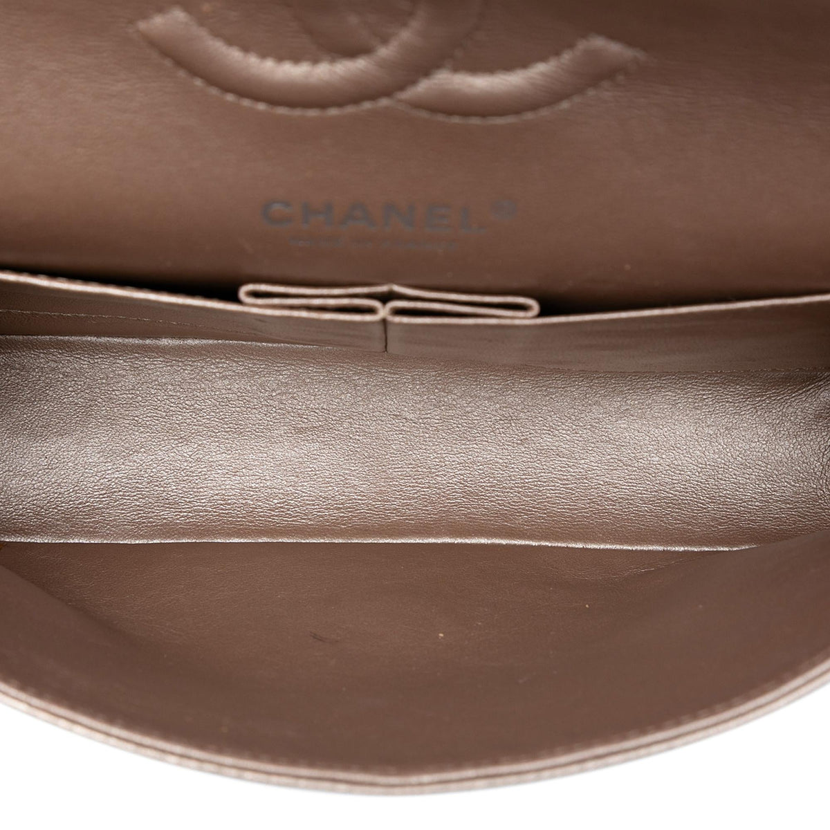 Chanel Medium Classic Metallic Lambskin Double Flap