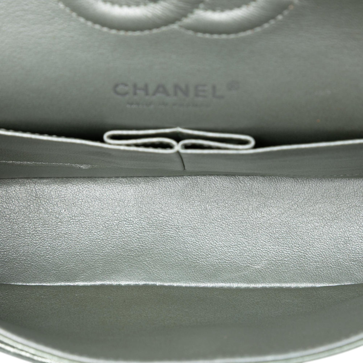 Chanel Medium Classic Metallic Lambskin Double Flap