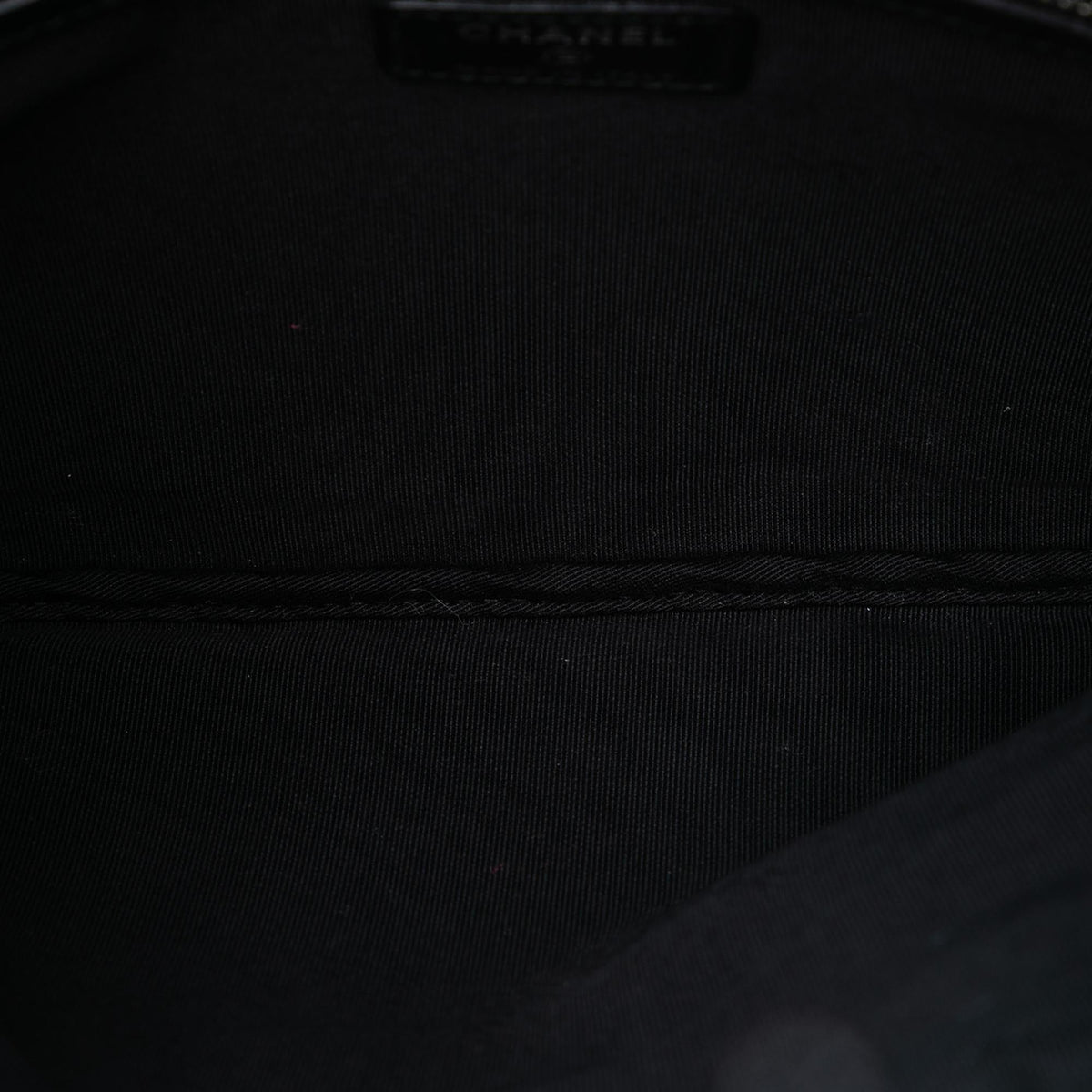 Chanel Medium Quilted Caviar Boy O Case Clutch