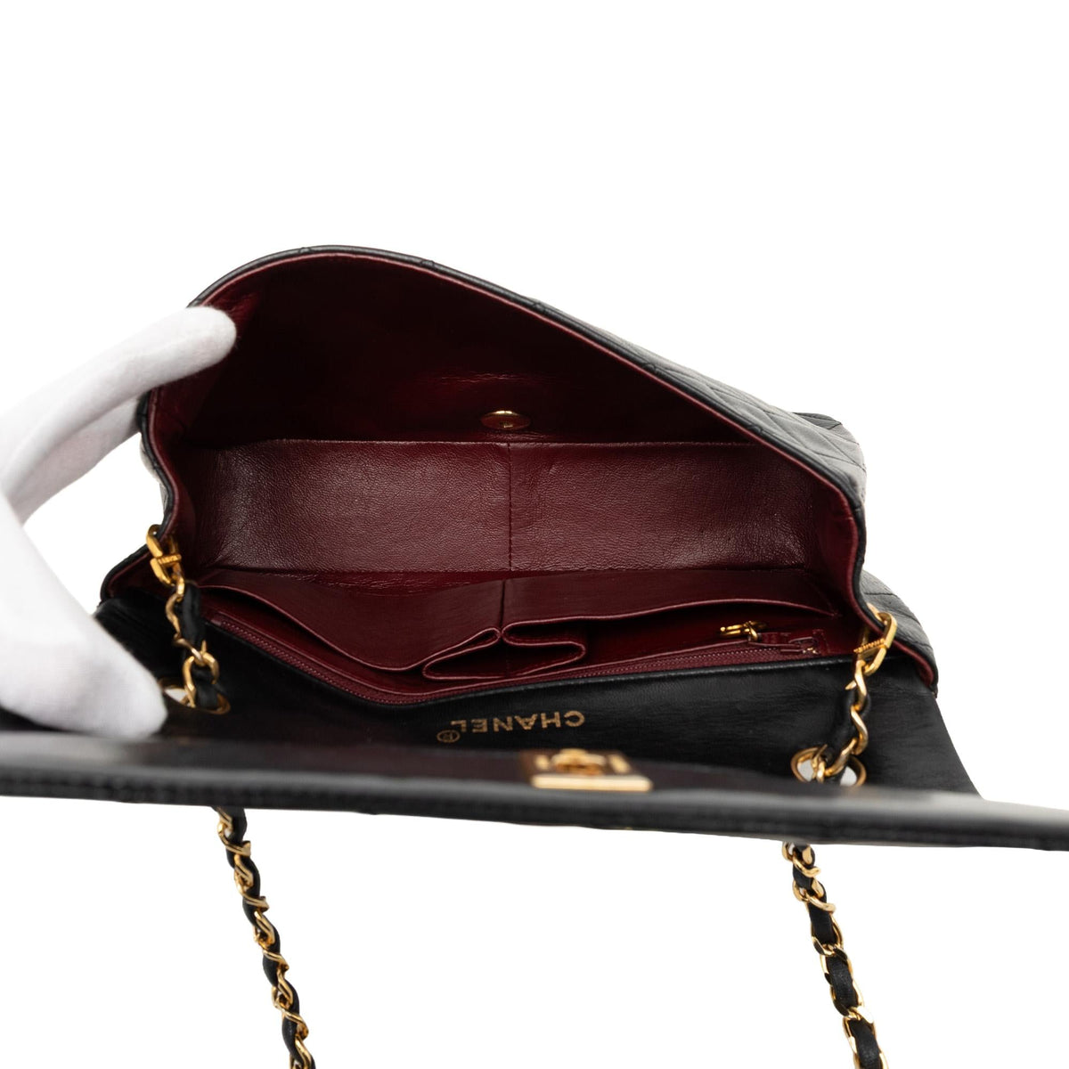 Chanel Medium Quilted Lambskin Full Flap