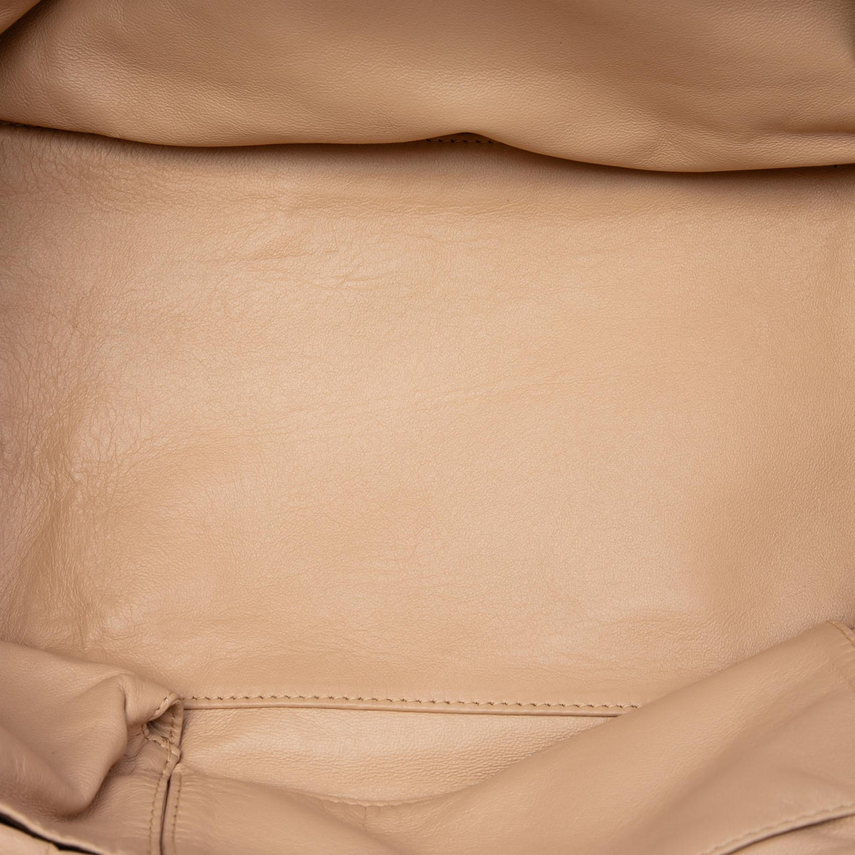 Chanel Metallic Deerskin CC Luxe Ligne Bowler Bag