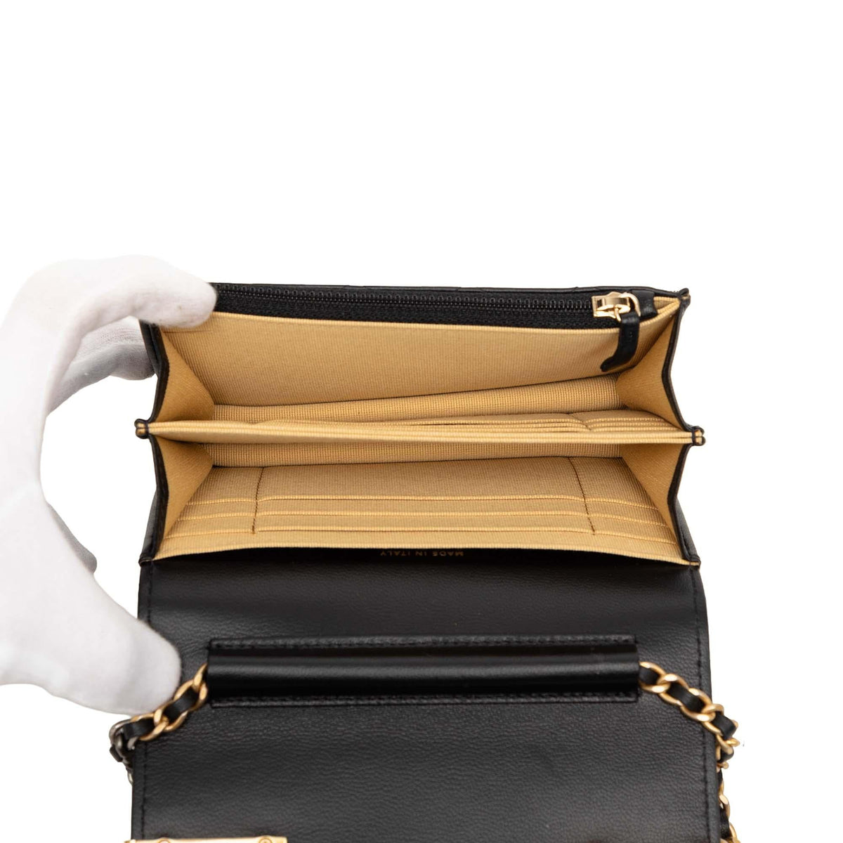 Chanel Mini CC Quilted Lambskin Coco Clips Wallet on Chain