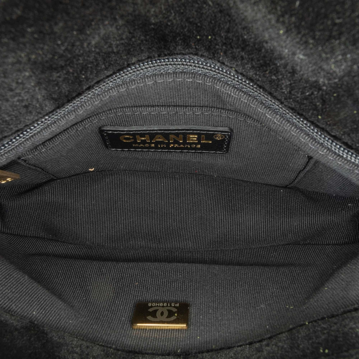 Chanel Mini Quilted Velvet Double Frame Flap