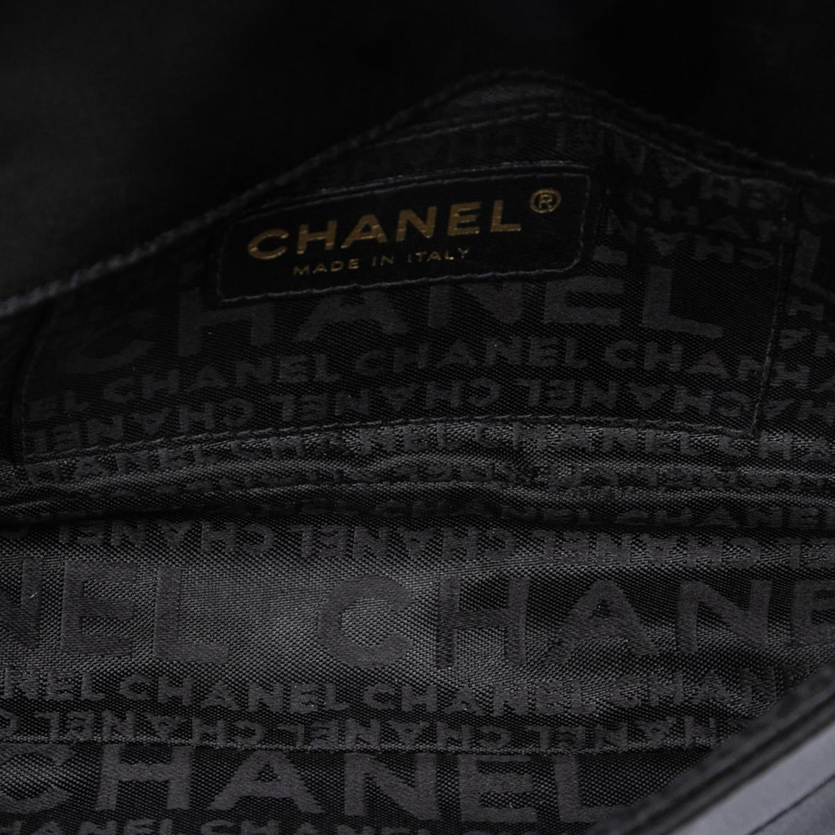 Chanel Mini Square Chocolate Bar Satin Single Flap