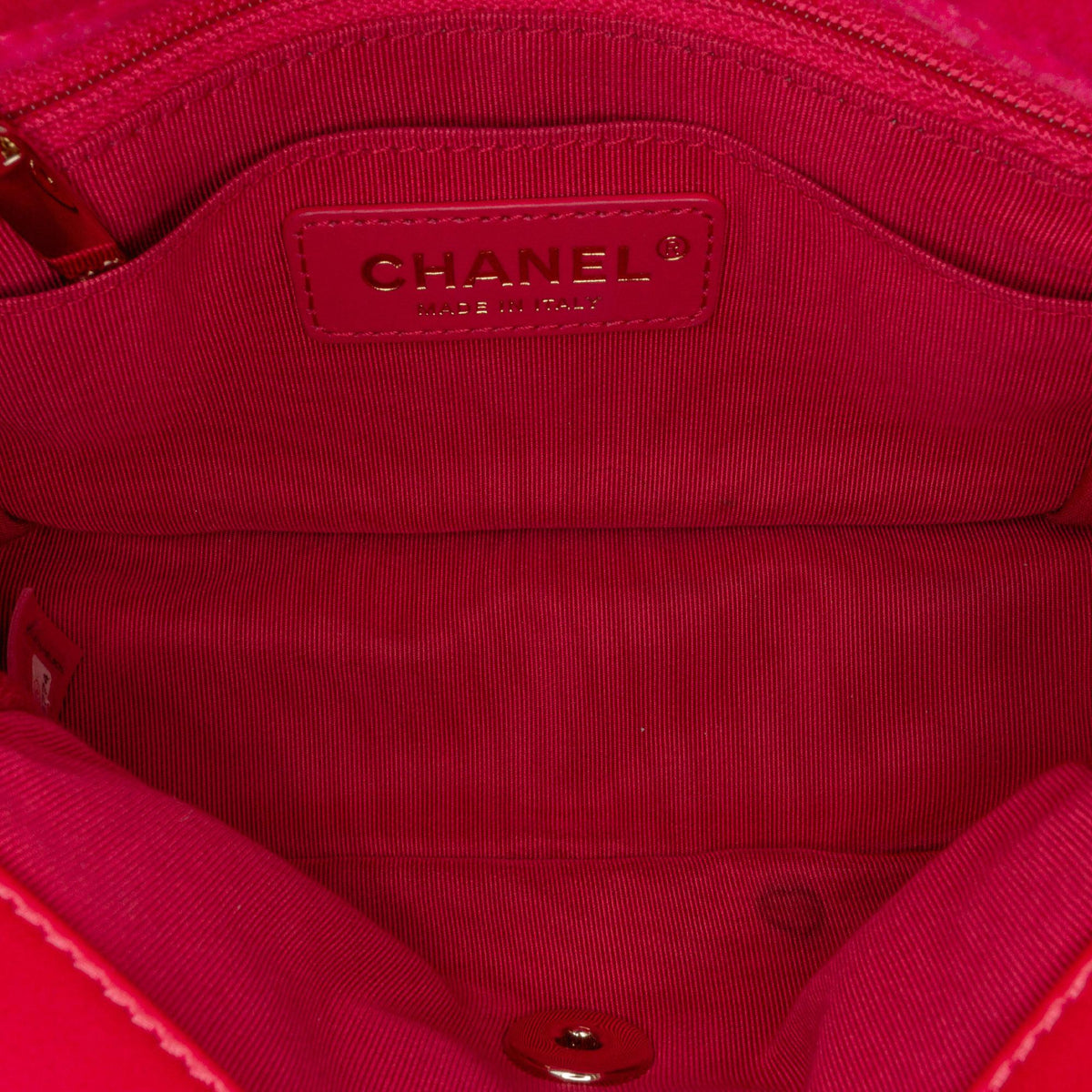 Chanel Mini Square Classic Velvet Pearl Crush Single Flap
