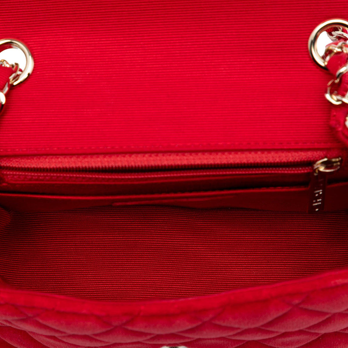 Chanel Mini Square Classic Velvet Single Flap