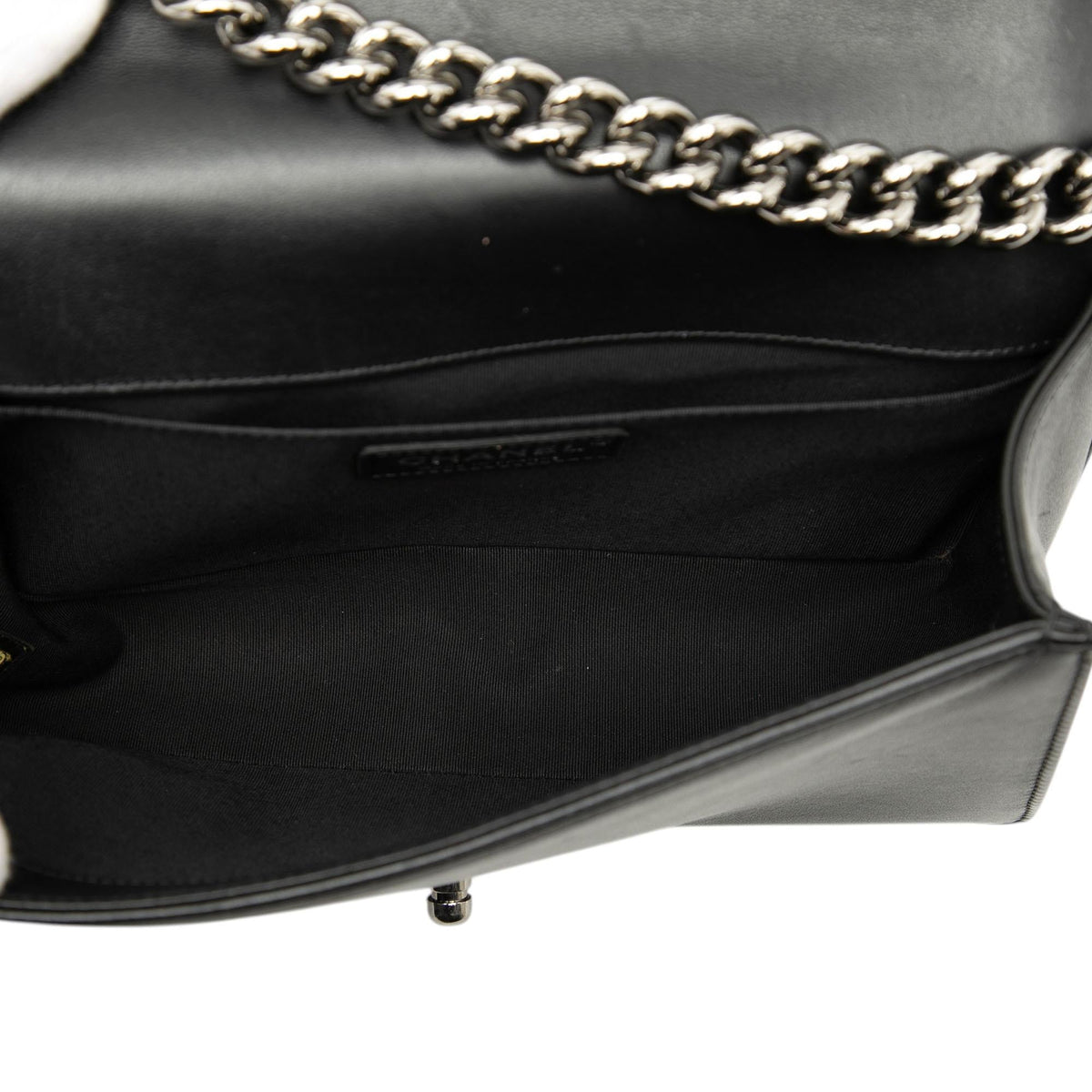 Chanel Old Medium Chevron Lambskin Boy Flap
