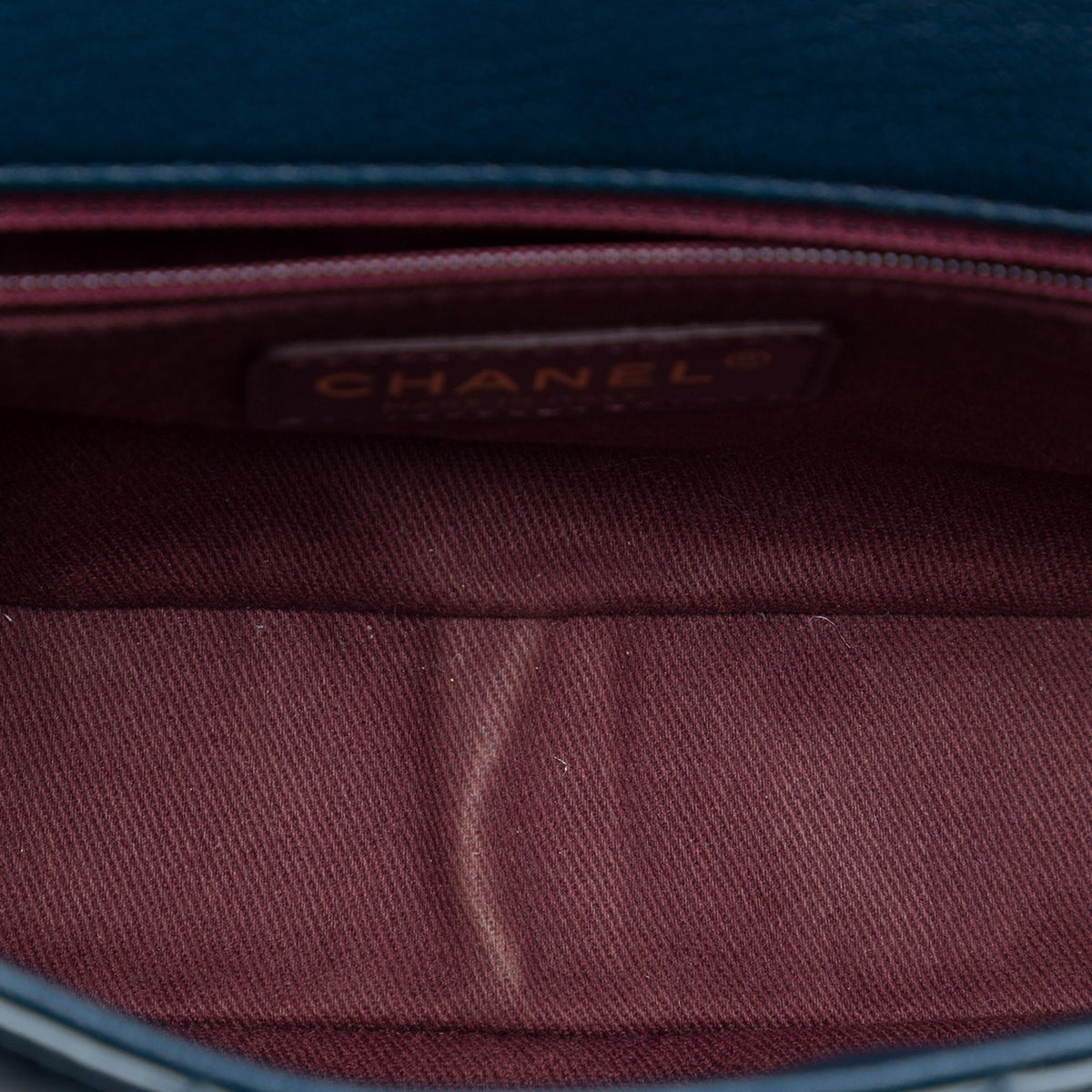 Chanel Paris Salzburg Medium Patent and Goatskin CC Eyelet Flap