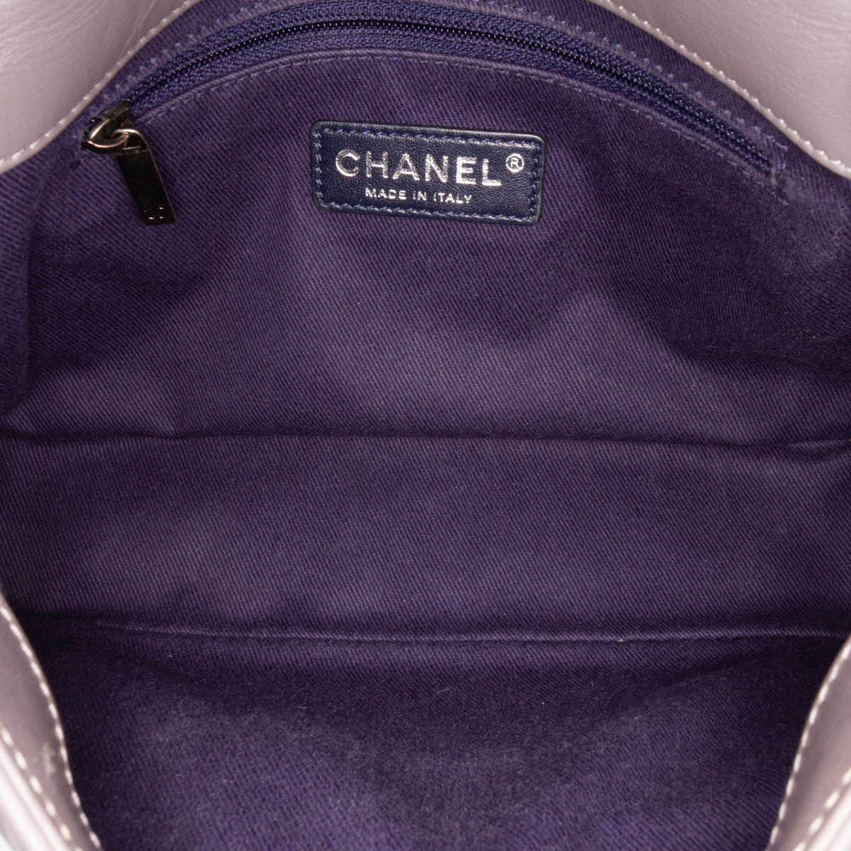 Chanel Quilted Aged Calfskin CC Square Flap