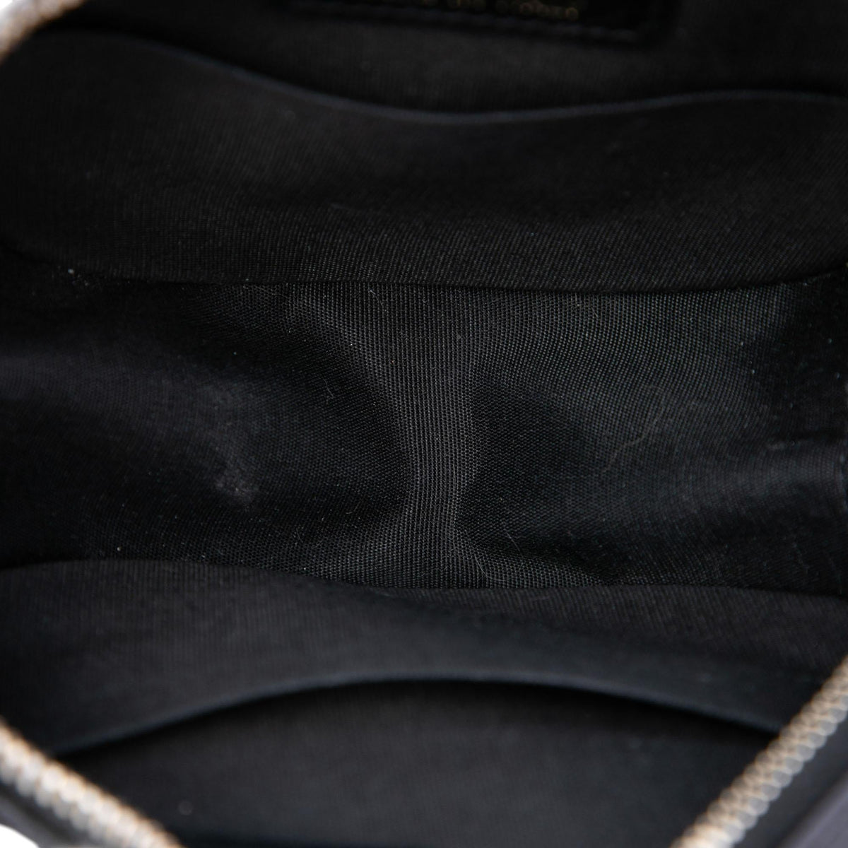 Chanel Quilted Calfskin Pearl Studded Round Clutch with Chain