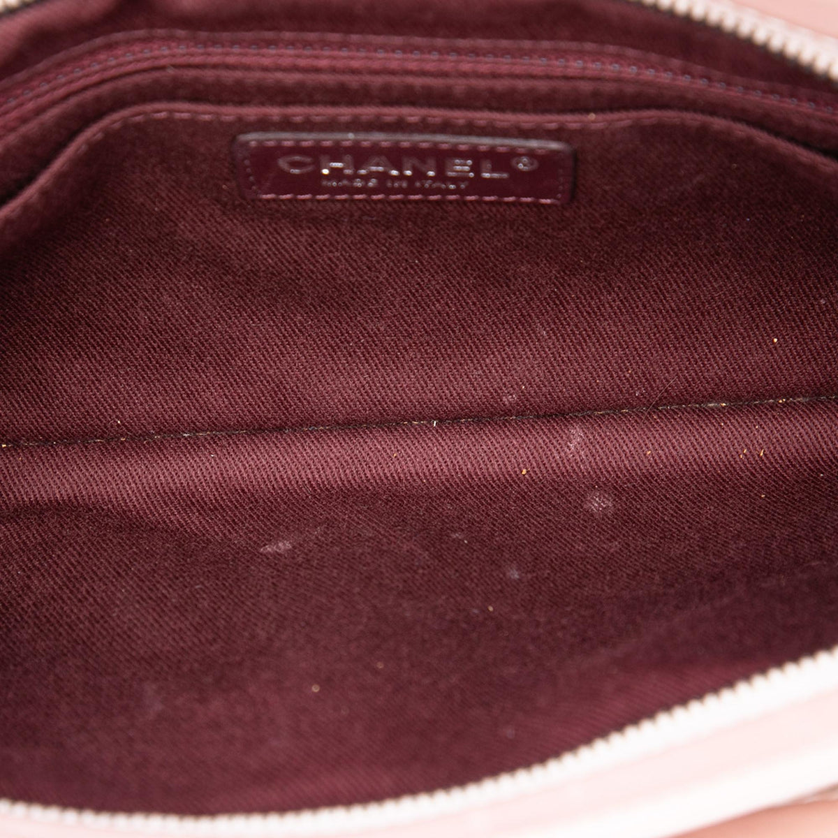 Chanel Quilted Glazed Calfskin Coco Pleats Clutch