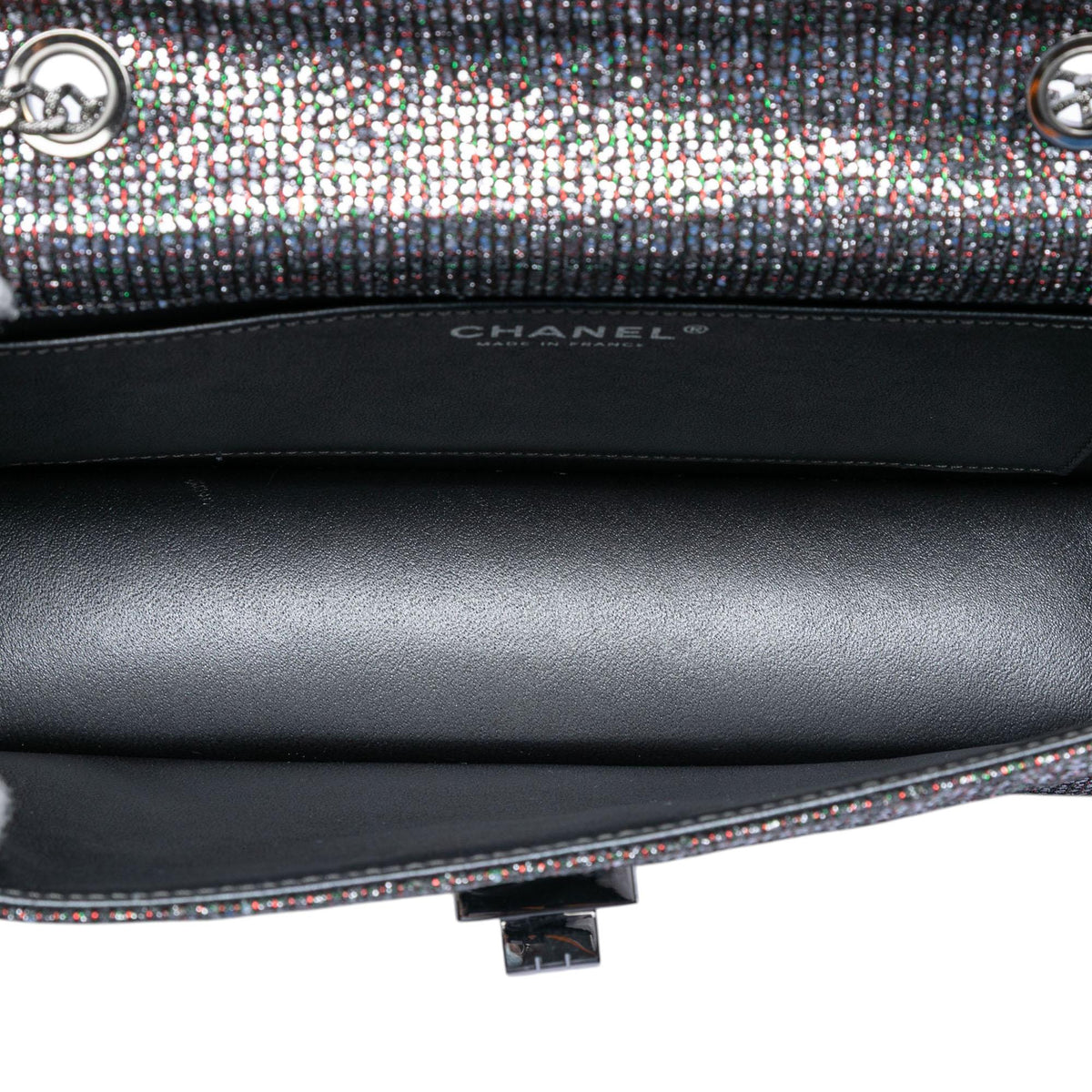 Chanel Quilted Glitter Canvas Reissue 2.55 Flap
