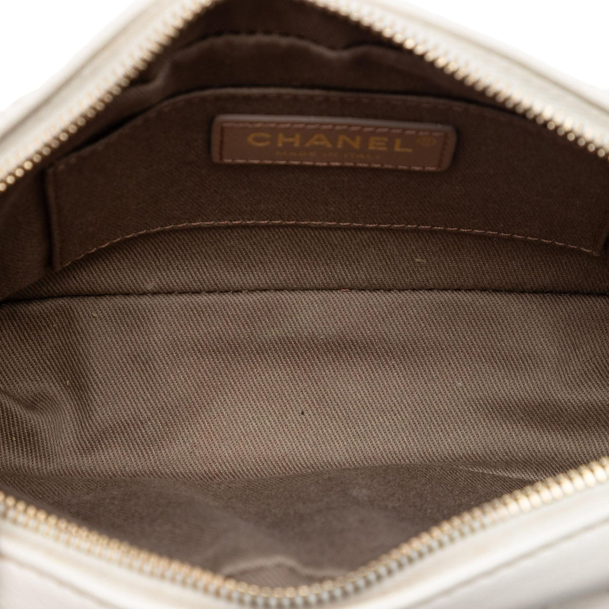 Chanel Quilted Goatskin Casual Trip Waist Bag