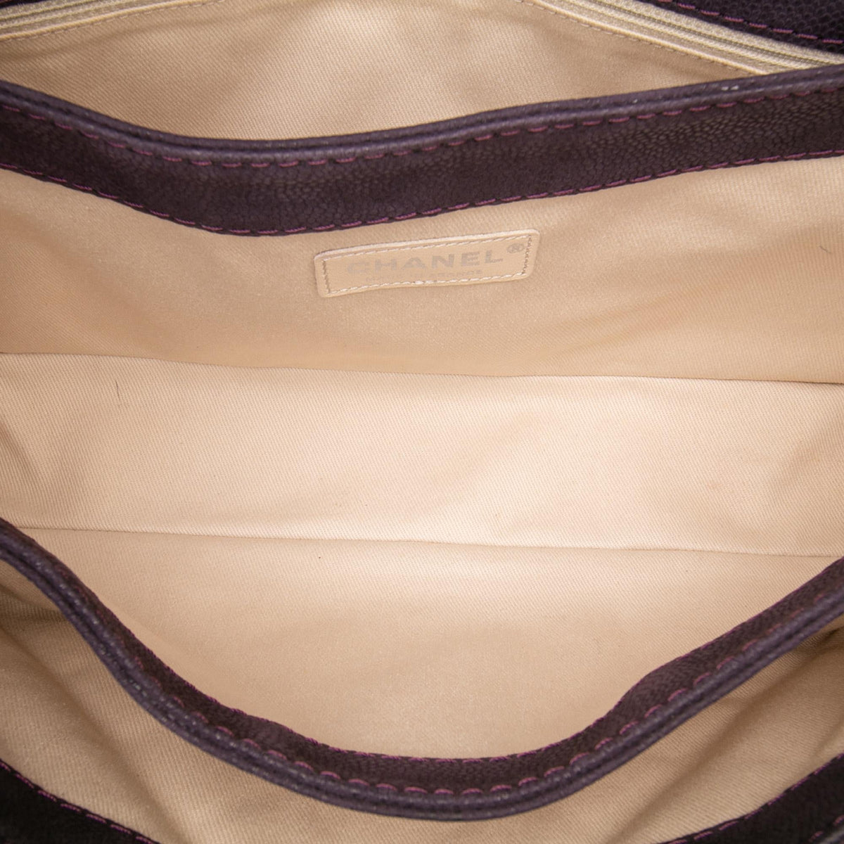 Chanel Quilted Iridescent Caviar Lady Pearly Flap