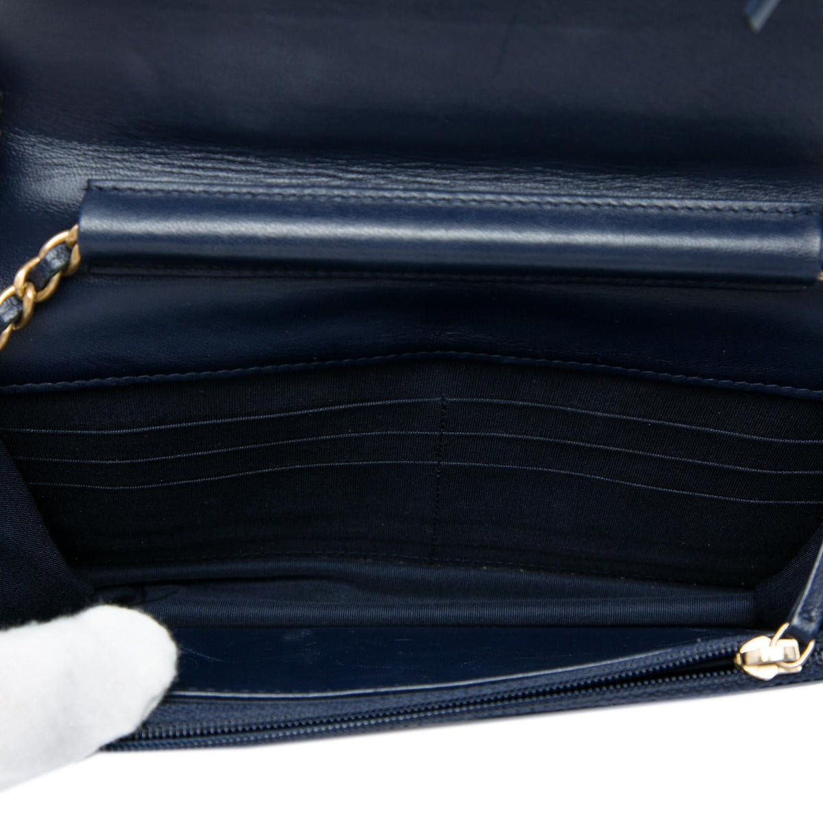 Chanel Quilted Lambskin Boy Wallet On Chain