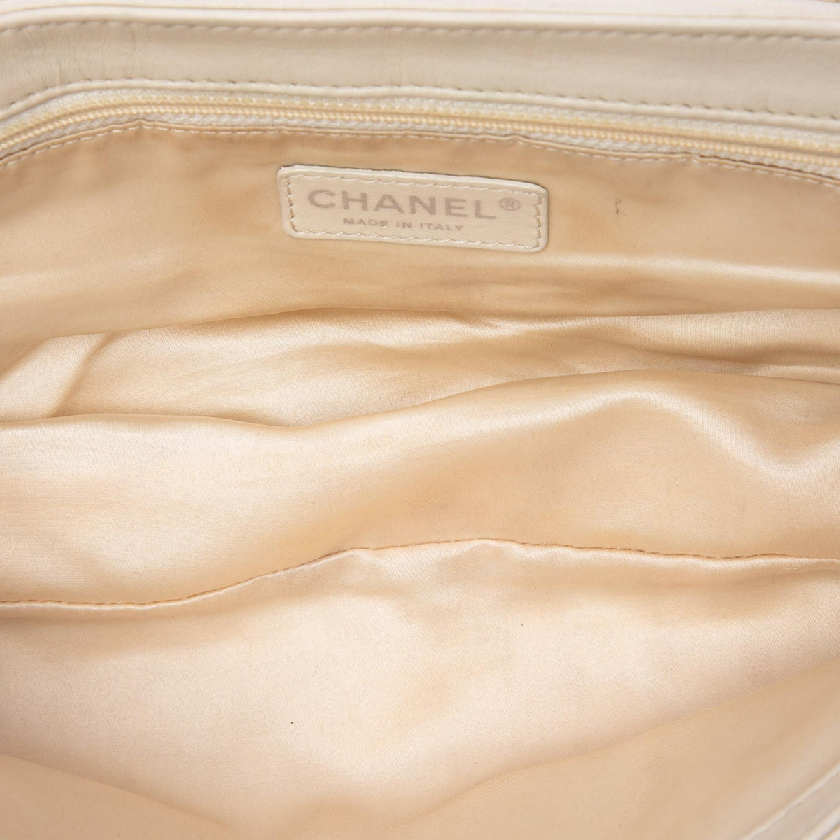 Chanel Quilted Lambskin East West Mademoiselle Flap