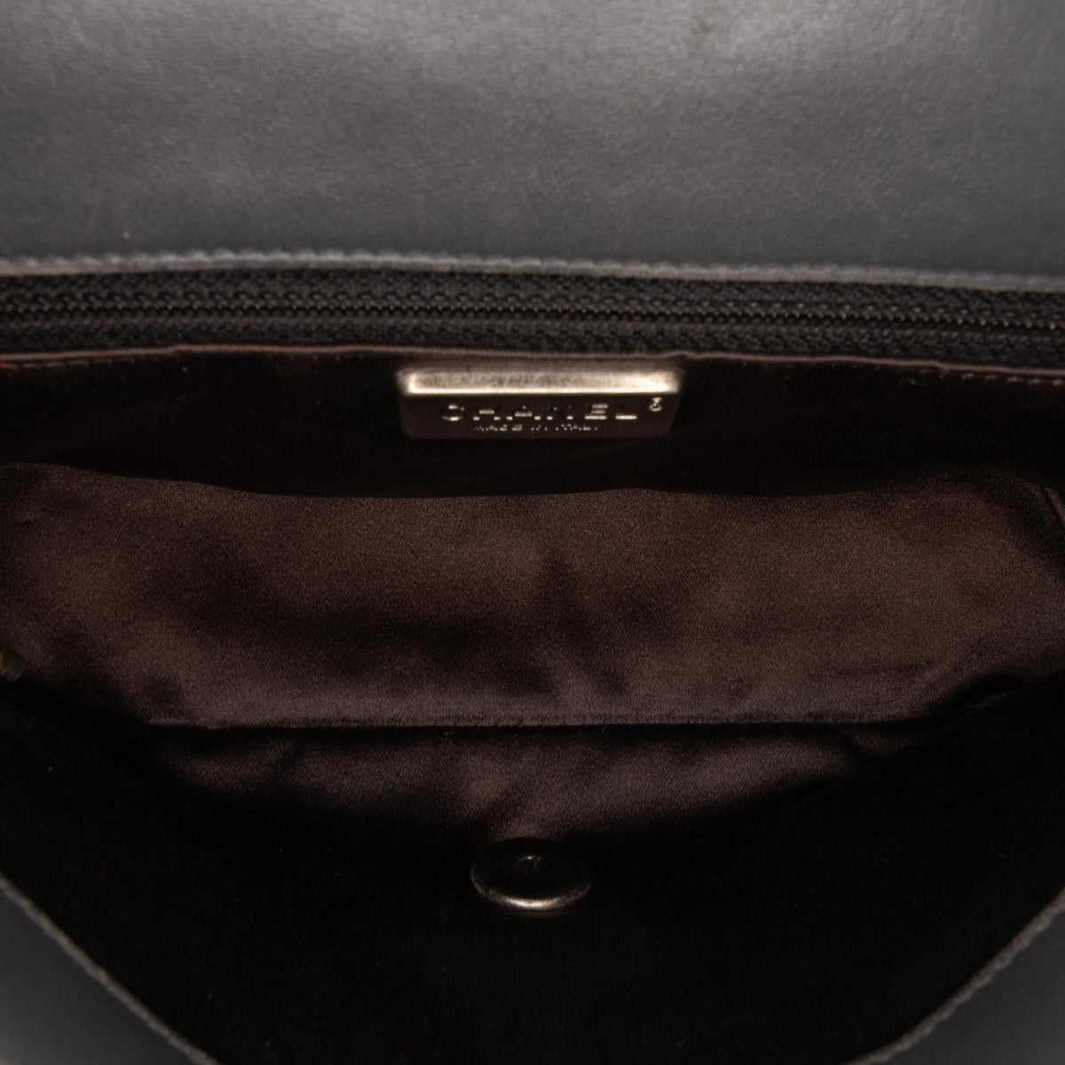 Chanel Quilted Lambskin Stitched Single Flap