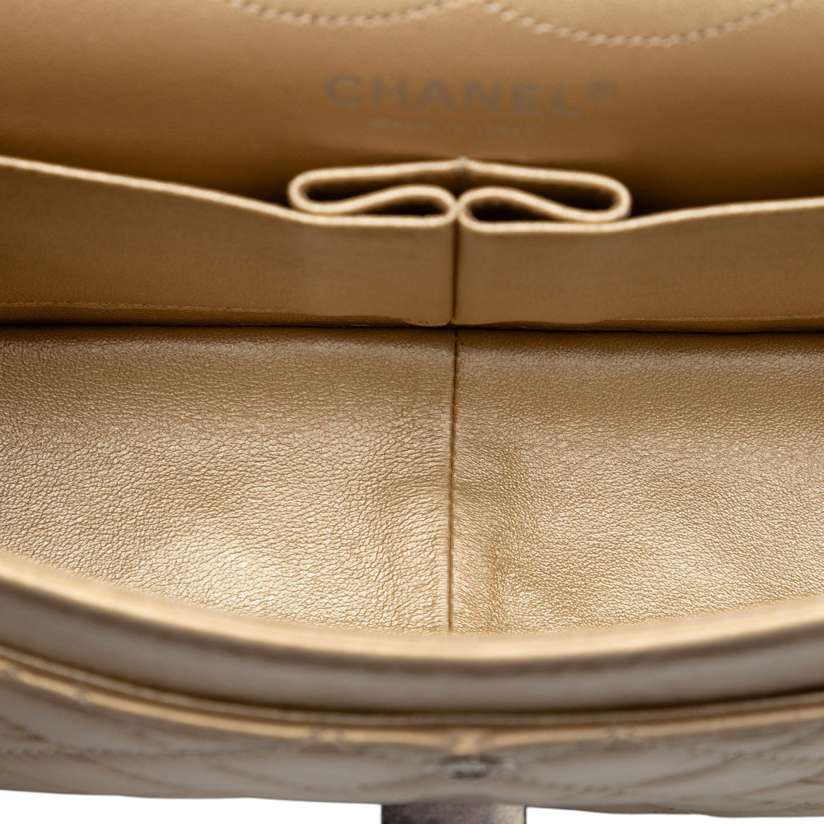 Chanel Quilted Metallic Aged Calfskin Reissue 2.55 Double Flap 226