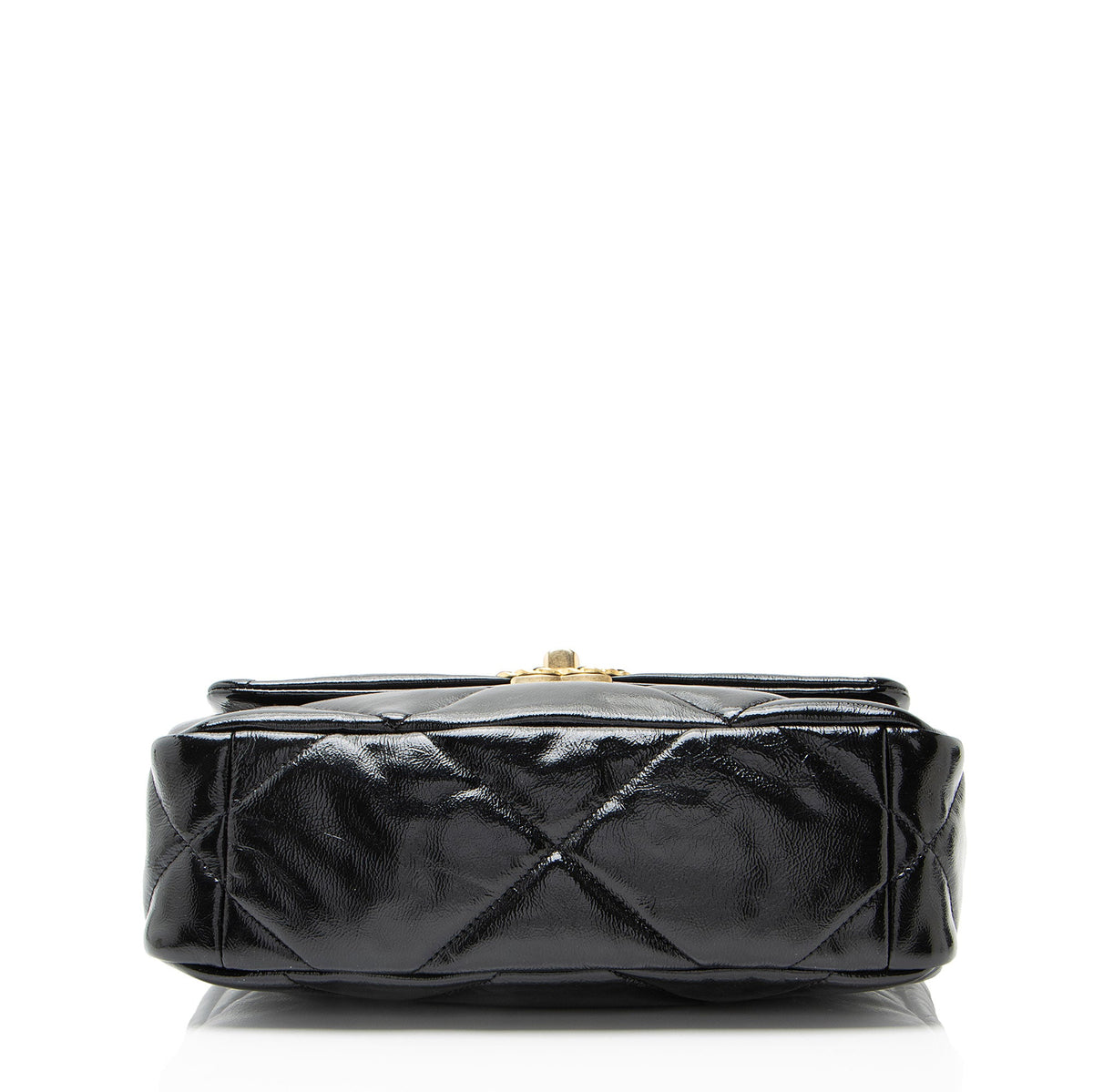 Chanel Shiny Crumpled Calfskin 19 Medium Flap Shoulder Bag