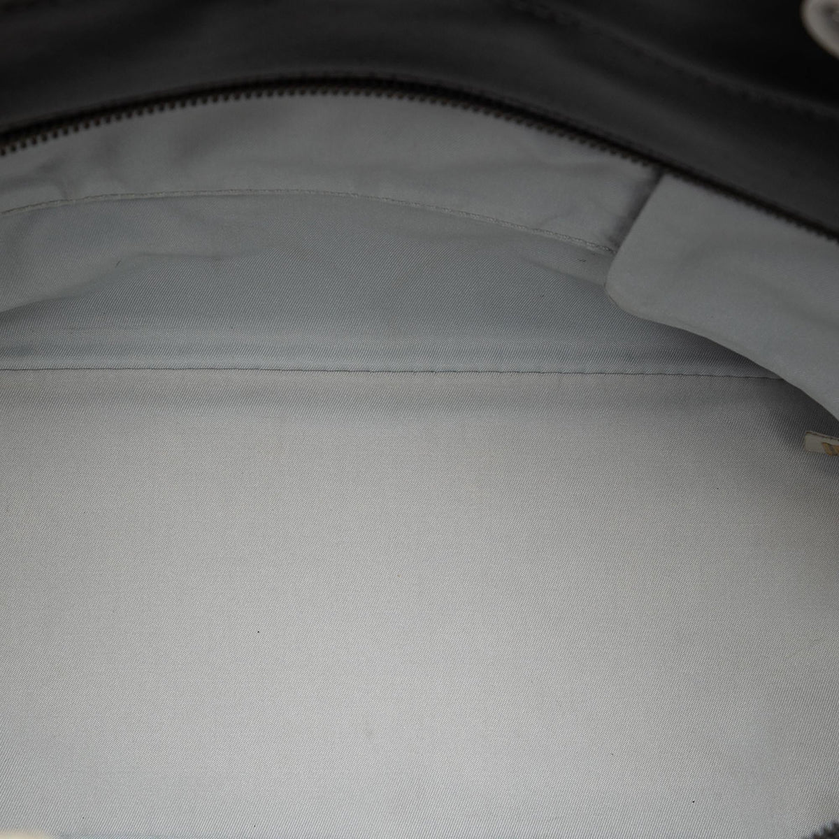Chanel Small Bicolor Quilted Coated Canvas Paris Biarritz Tote