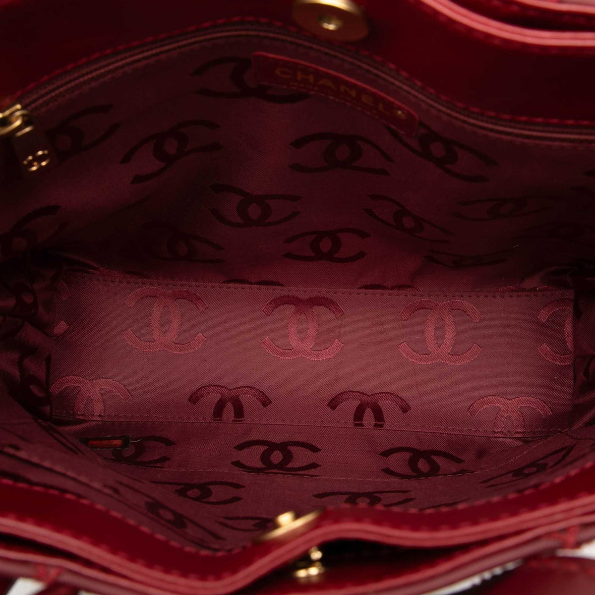 Chanel Small CC Calfskin Surpique Tote