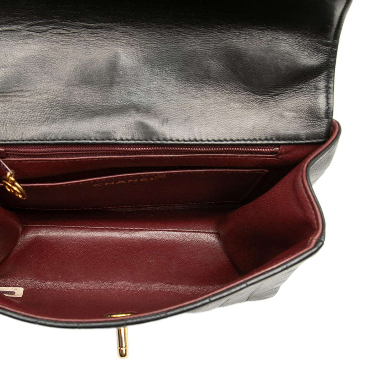 Chanel Small CC Vertical Quilted Lambskin Single Flap