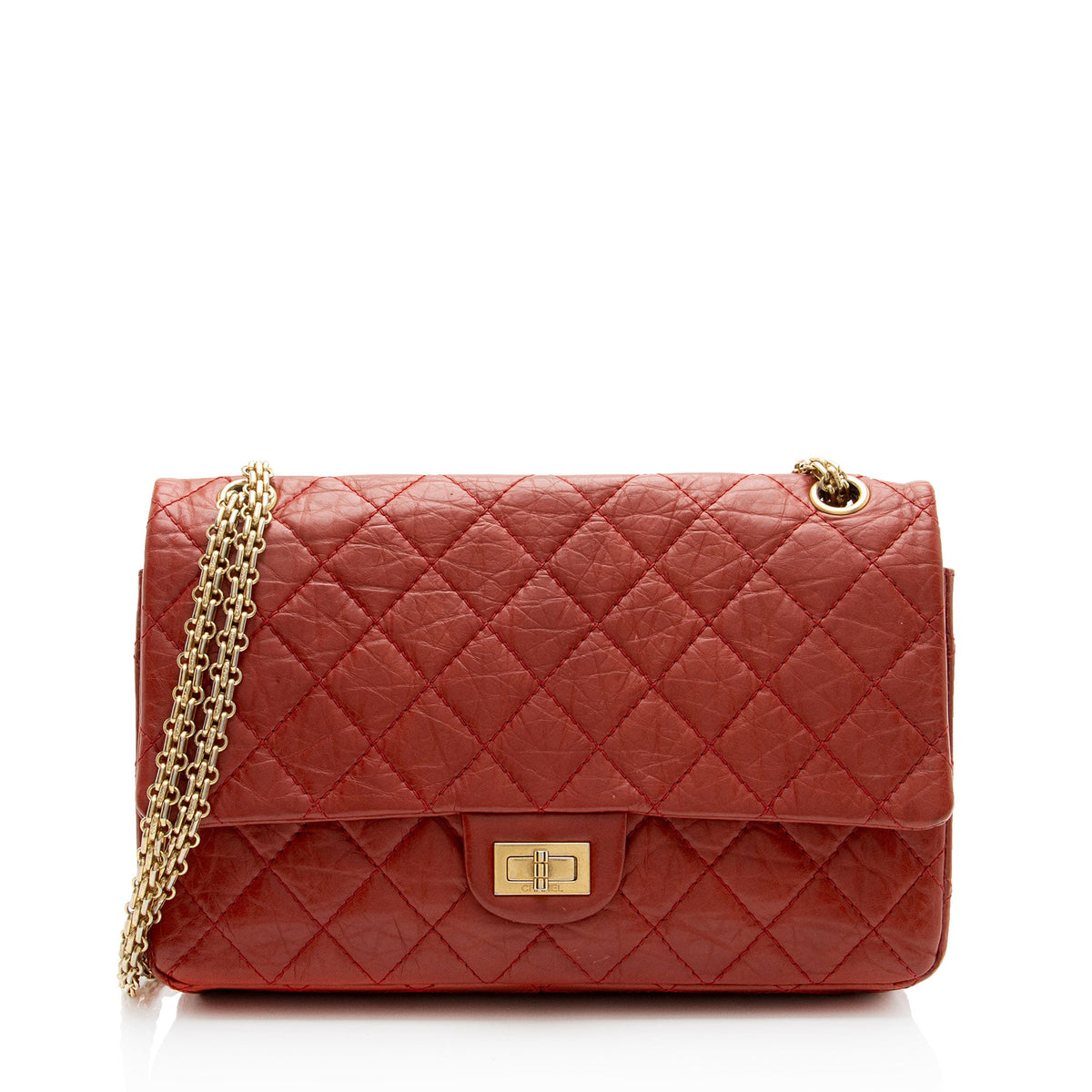 Chanel Aged Calfskin Reissue 226 Double Flap Bag