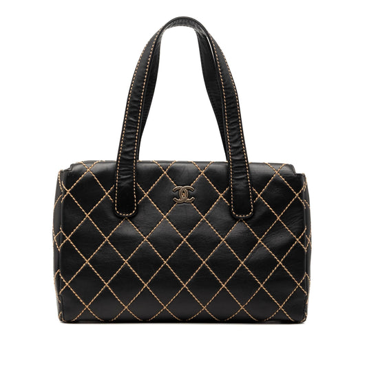 Chanel CC Calfskin Wild Stitch Handbag