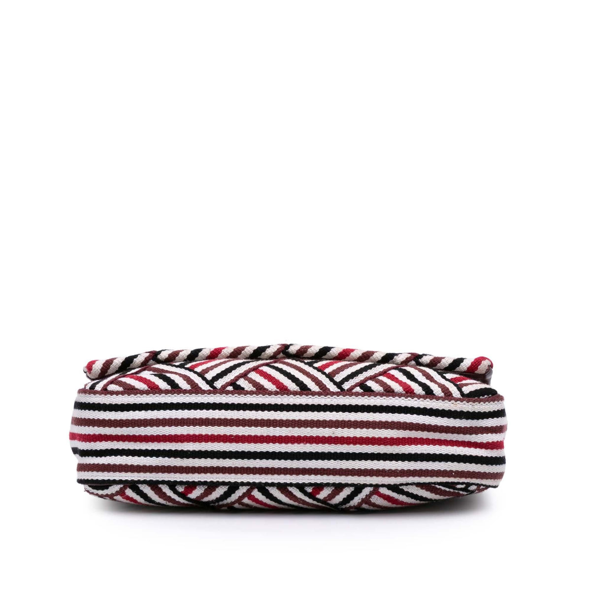 Chanel CC Canvas Stripe Flap