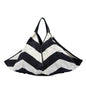 Chanel CC Canvas Stripe Tote