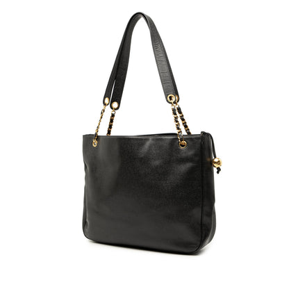 Chanel CC Caviar Chain Tote