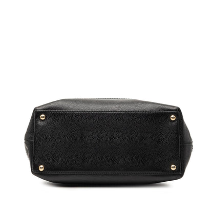 Chanel CC Caviar Drawstring Tote